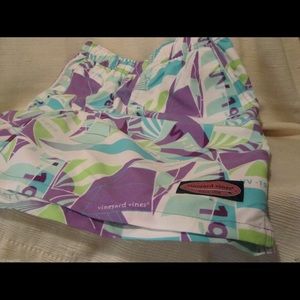 Vineyard Vines Sail Sheets Medium (M) Chappy Swim Trunks